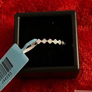 Luxury Moissanite‎ Diamond eternity band size 10 VVSD